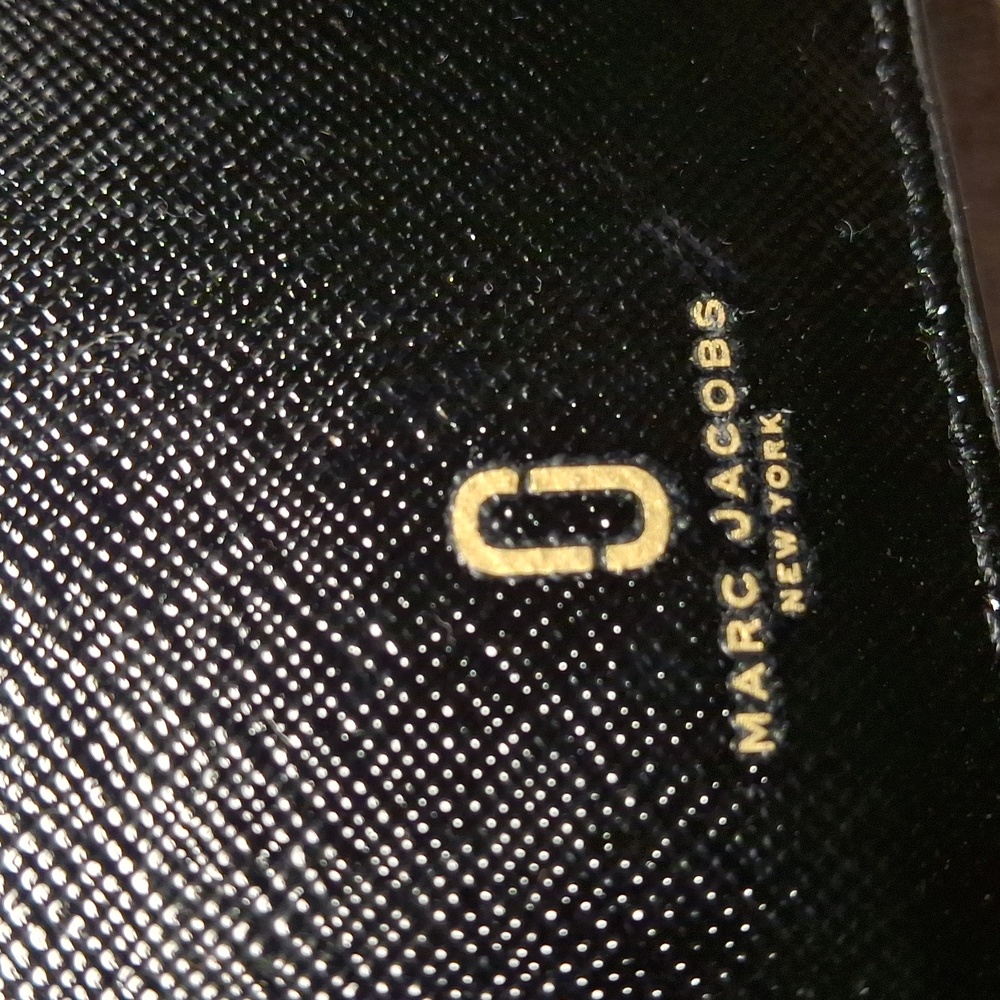 Marc Jacobs Black Multicolor Logo Compact Wallet - Picture 11 of 16